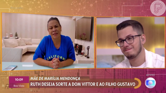 Ruth, mãe de Marília Mendonça, disse que o coração estava dividido sobre a carreira do filho Gustavo: 'Preocupação de dividir um filho com o Brasil'