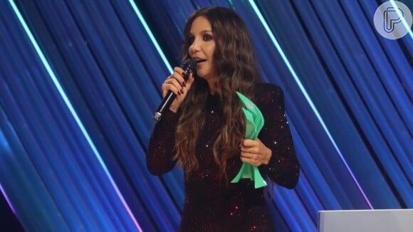 Ivete Sangalo levou o troféu de Performance do Ano no Prêmio Multishow 2021