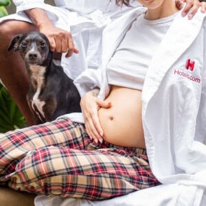 Nanda Terra e Mack David, de 'Casamento às Cegas', fizeram até uma campanha publicitária para anunciar a gravidez