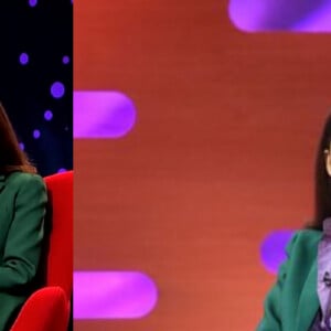 Zendaya com blazer verde e camisa roxa: cores lembraram fãs do vilão Duende Verde