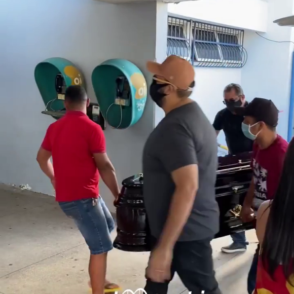 Maurílio: corpo do artista veio de Goiânia e chegou em Imperatriz por volta das 7h da manhã