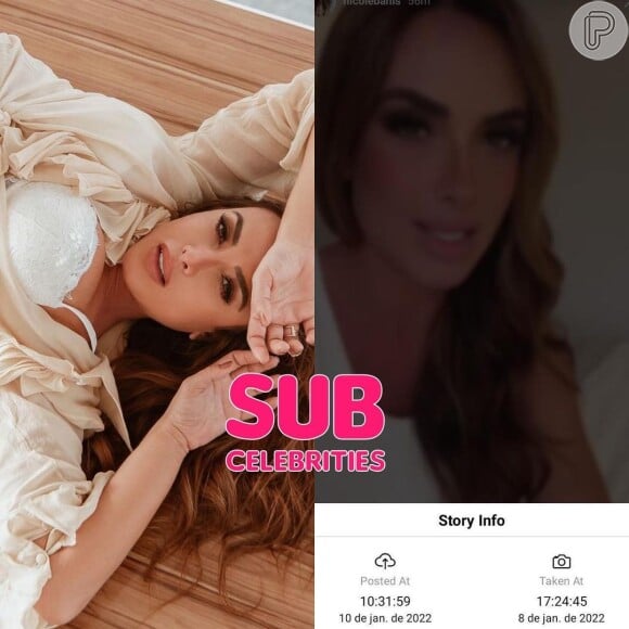 Nicole Bahls começou a postar vídeos antigos nos stories do Instagram, gerando suspeita dos fãs de que iria para o 'BBB 22'