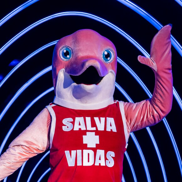 'The Masked Singer': o Boto tem uma fantasia confeccionada com malha plush