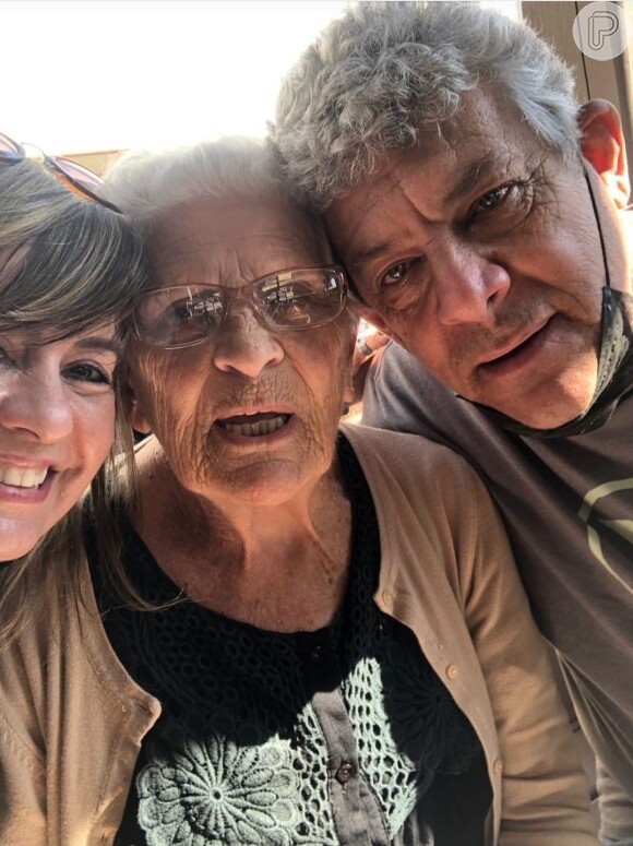 Dona Odilla, Zaida Huff e Dagmar Huff: avó e pais de Murilo Huff