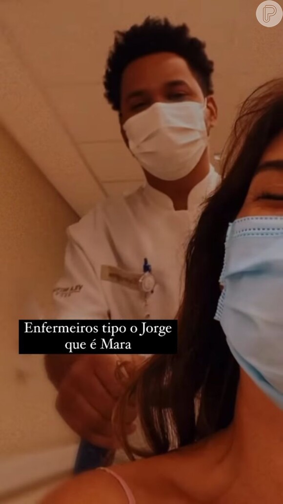 Fernanda Paes Leme mostrou para os fãs um pouco da rotina no hospital