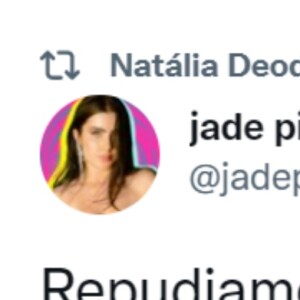 Equipe de Jade Picon se pronuncia após vídeo vazado de Natália do 'BBB 22'