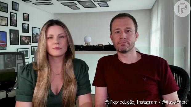 Tiago Leifert e a mulher, Daiana Garbin, revelam câncer da filha de um ano: 'Em ambos os olhos'