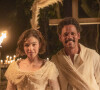 Samuel (Michel Gomes) e Pilar (Gabriela Medvedovski) se casaram na novela 'Nos Tempos do Imperador'
