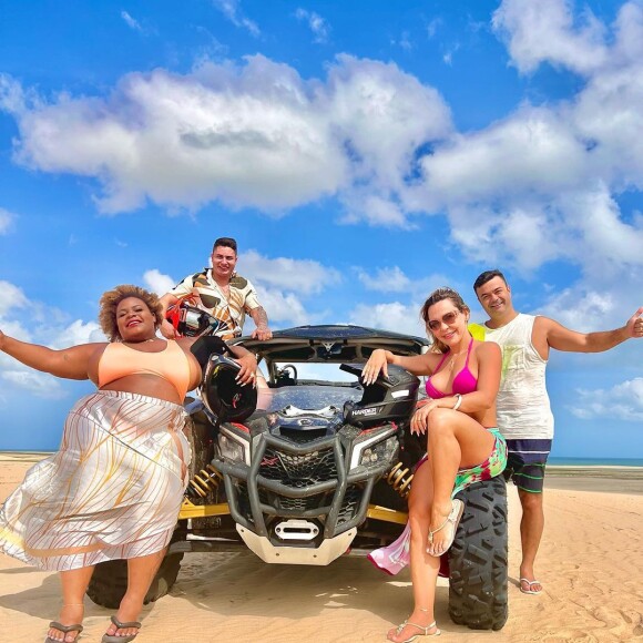 Jojo Todynho está em lua de mel em Jericoacoara