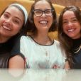  Ana Clara Duarte ao lado da mãe, Paloma Duarte, e da irmã, Maria Luisa: 'Sempre tivemos diálogos abertos sobre tudo e sou profundamente grata por isso' 