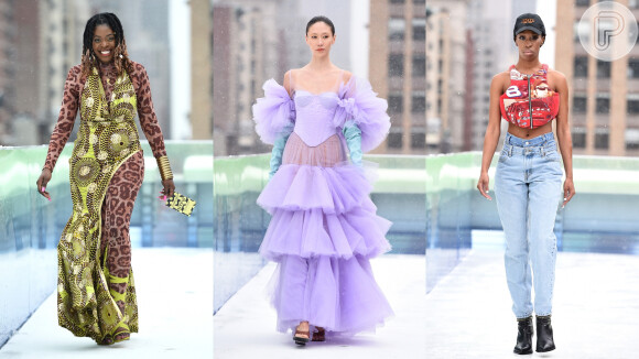 Do animal print à gola alta, essas são as tendências da Semana de Moda de Nova York para usar ainda este ano: