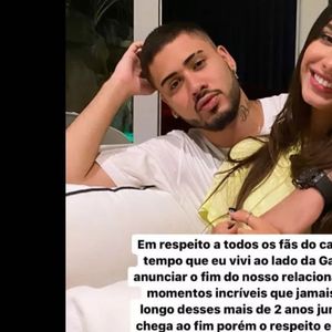 Kevinho e Gabriela Versiani trocaram declarações ao comunicar fim do namoro