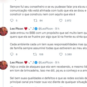 Leo Picon desabafa sobre a irmã no 'BBB 22'