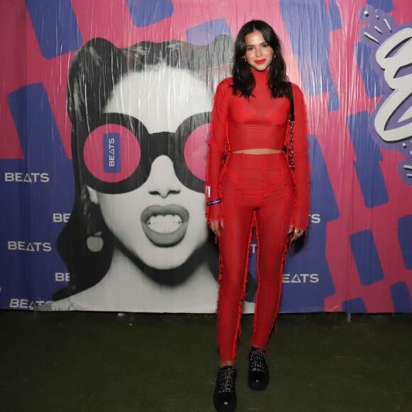 Bruna Marquezine compareceu a um dos ensaios de Carnaval de Anitta e a outros shows da cantora