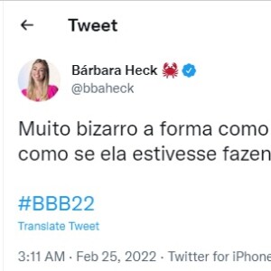 BBB 22: Bárbara apontou que a equipe de Jade Picon teria ignorado a presença de Laís na prova do líder