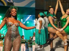 Iza desfila pela Imperatriz na abertura do Carnaval do Rio com a presença de Hariany Almeida