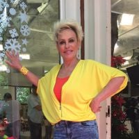 Ana Maria Braga usa joias avaliadas em mais de R$ 50 mil no 'Mais Você'