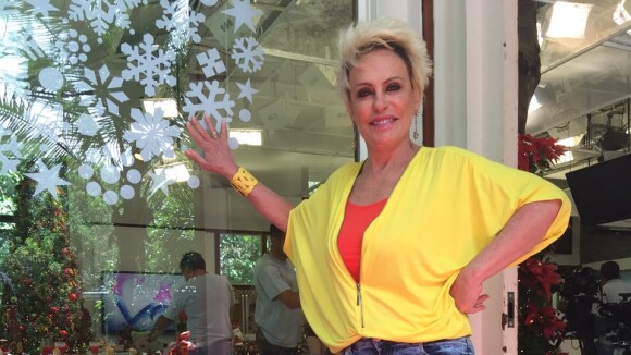 Ana Maria Braga usa joias avaliadas em mais de R$ 50 mil no 'Mais Você'