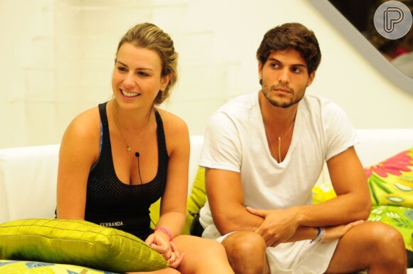 O casal André e Fernanda disputa a permanência no 'Big Brother Brasil 13'