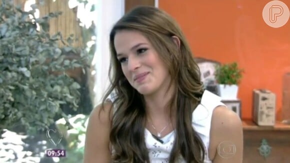 Entrevistada por Ana Maria Braga no programa 'Mais Você', em 3 de fevereiro de 2014, a atriz acabou falando sobre seu namoro com Neymar: 'Estamos muito bem'
