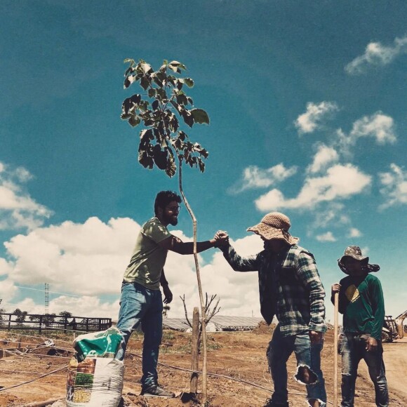 Bruno Gagliasso se envolveu com todas as etapas da obra de seu rancho, em Paraiba do Sul