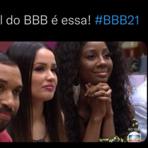 Linn da Quebrada não escondeu a torcida para o trio Juliette, Gil do Vigor e Camilla de Lucas