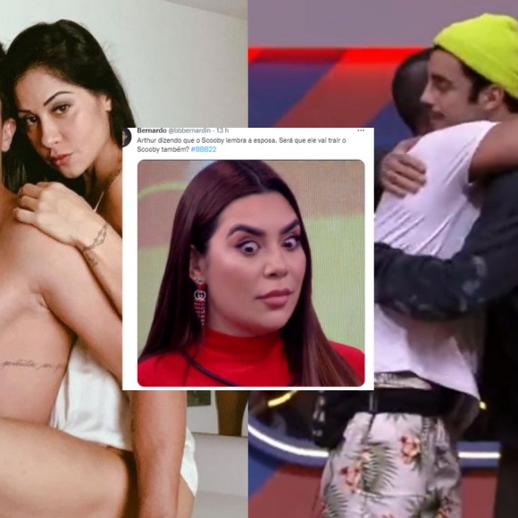 'BBB 22': Pedro Scooby virou meme na web após ser comparado com a mulher de Arthur Aguiar, Maira Cardi, pelo ator