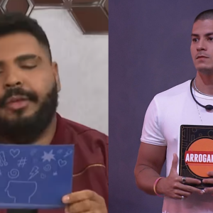 'BBB 22': Paulo Vieira fez brincadeira no 'Big Terapia' alfinetando Arthur Aguiar nesta quarta (30)