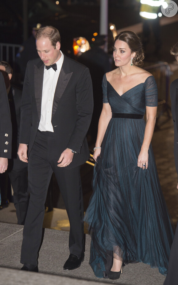 Kate Middleton e príncipe William chegam a evento no Metropolitan Museum, em Nova York