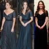 Kate Middleton usa pela terceira vez vestido verde de cerca de R$ 8 mil da grife Jenny Packham, em jantar em Nova York