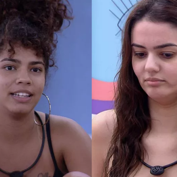 Maria, do 'BBB 22', alfinetou Eslovênia: 'A minha DM é aberta. Teria te chamado lá, mas já que o assunto começou em público, vou terminar dando minha versão aqui' 