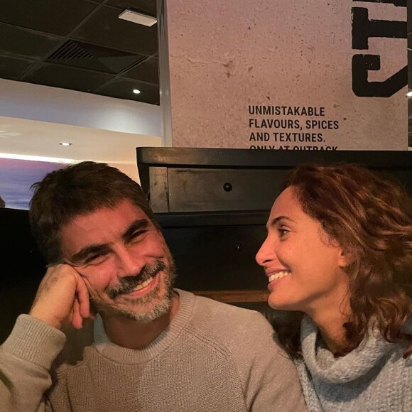 Camila Pitanga e Patrick Pessoa: atriz abriu o álbum de fotos do casal e se derreteu pelo amado 