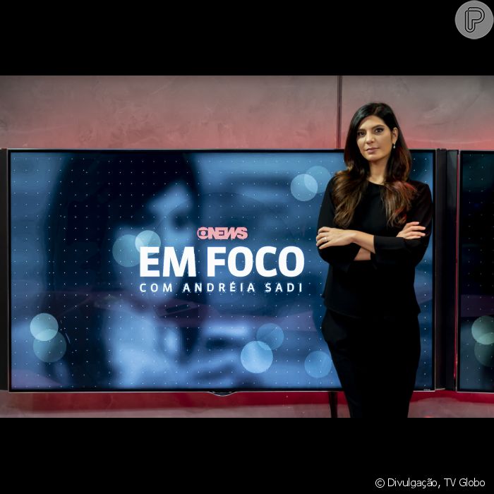 Andréia Sadi apresenta o &#039;Em Foco&#039;, programa de entrevistas com políticos e figuras públicas que estão no centro do poder