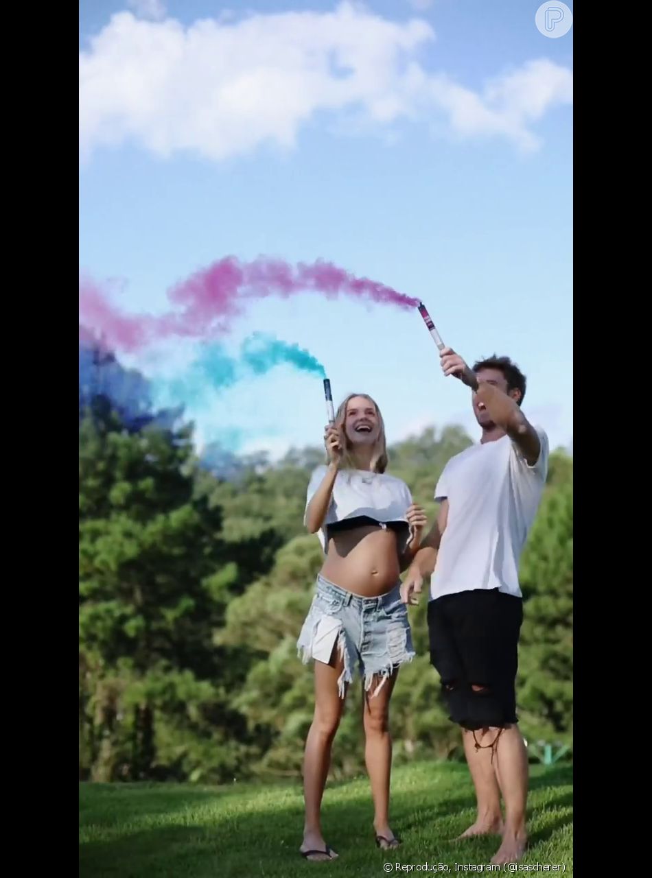 Isabella Scherer está à espera de um casal de gêmeos! Vem aí uma menina e um menino!