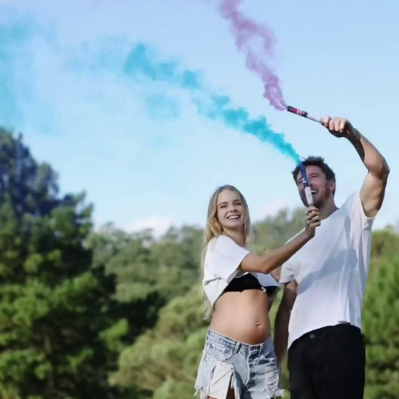 Isabella Scherer celebra casal de gêmeos: 'Nem estamos acreditando que teremos um casalzinho, parece um sonho'