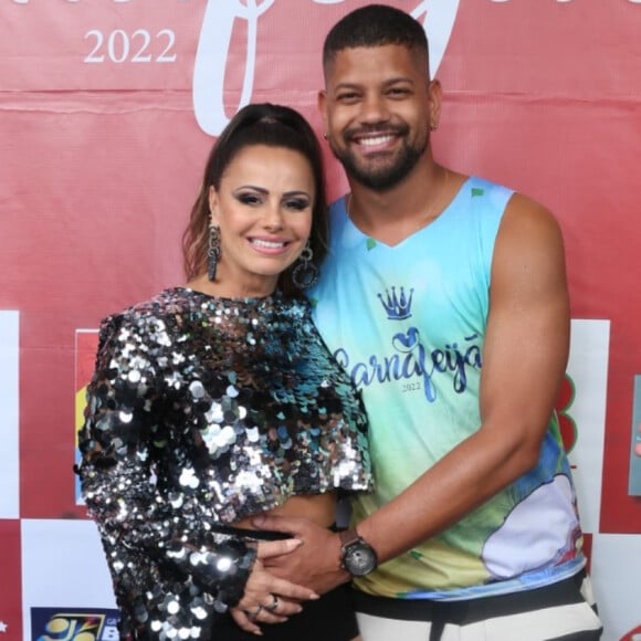 Viviane Araújo está animada para ver o desempenho do marido, Guilherme Militão, como pai