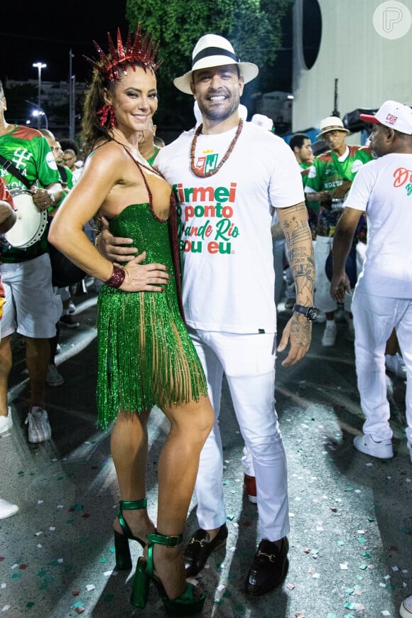 Diogo Nogueira deve acompanhar Paolla Oliveira no desfile da Grande Rio, mesmo com dois compromissos profissionais no dia