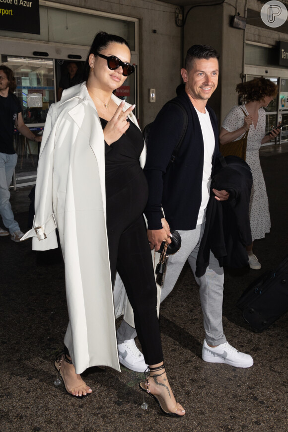 Adriana Lima foi a Cannes na companhia do namorado, Andre Lemmers