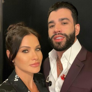 Show de Gusttavo Lima contou com a presença de Andressa Suita