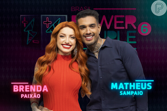 'Power Couple Brasil 6': Em segundo lugar estão Brenda Paixão e Matheus Sampaio com Hadballa com 32,23% 