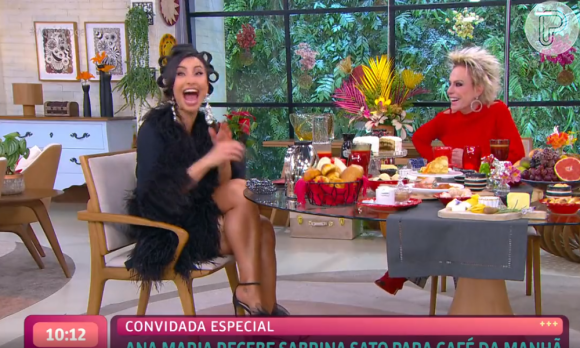 Ana Maria Braga chocou Sabrina Sato ao confessar que já apresentou o 'Mais Você' após curtir noitada