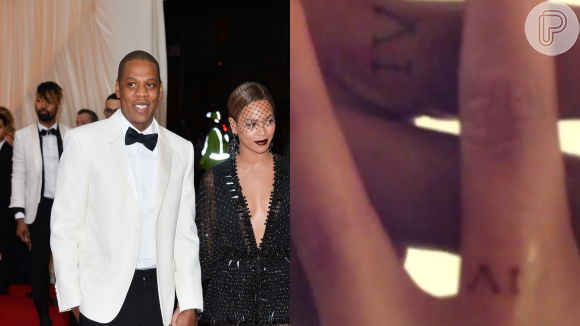 Beyoncé e Jay-Z tatuaram o número 4 no dedo para substituir as alianças