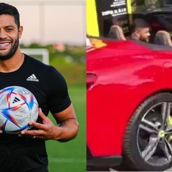 Hulk surge em Ferrari avaliada em R$ 3 milhões