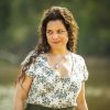 Novela 'Pantanal': Maria Bruaca (Isabel teixeira) vai pedir que o peão use o pijama do fazendeiro antes deles transarem

