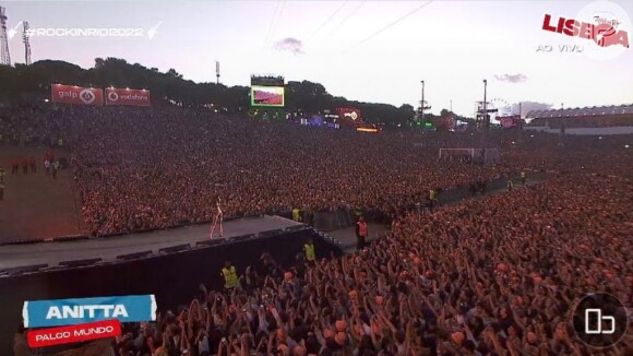O público do Rock in Rio Lisboa ovacionou Anitta