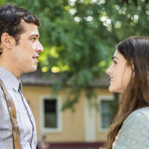 Matias chega a encarar e humilhar Tenório, namorado de sua filha Olívia na reta final da novela 'Além da Ilusão'