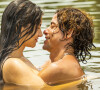 Juma perdeu a virgindade com Jove em dia de sexo no rio, na novela 'Pantanal'