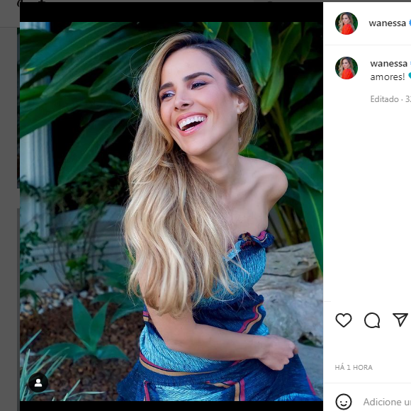 Wanessa Camargo aparece sorridente em nova foto publicada neste domingo (17)