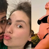 Virginia Fonseca, grávida de 6 meses, posa de biquíni, exibe tatuagem secreta e tira Zé Felipe do sério
