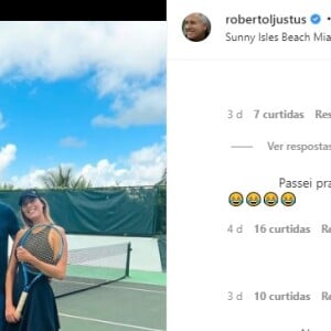 Seguidores de Roberto Justus questionaram a ausência de Ana Paula Siebert na foto